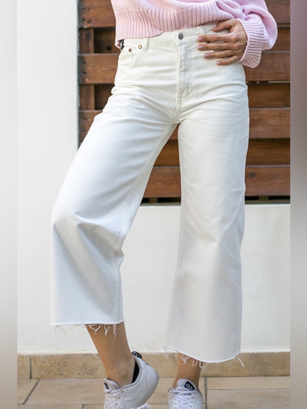 Cheap Monday - Ally Jeans Blank White